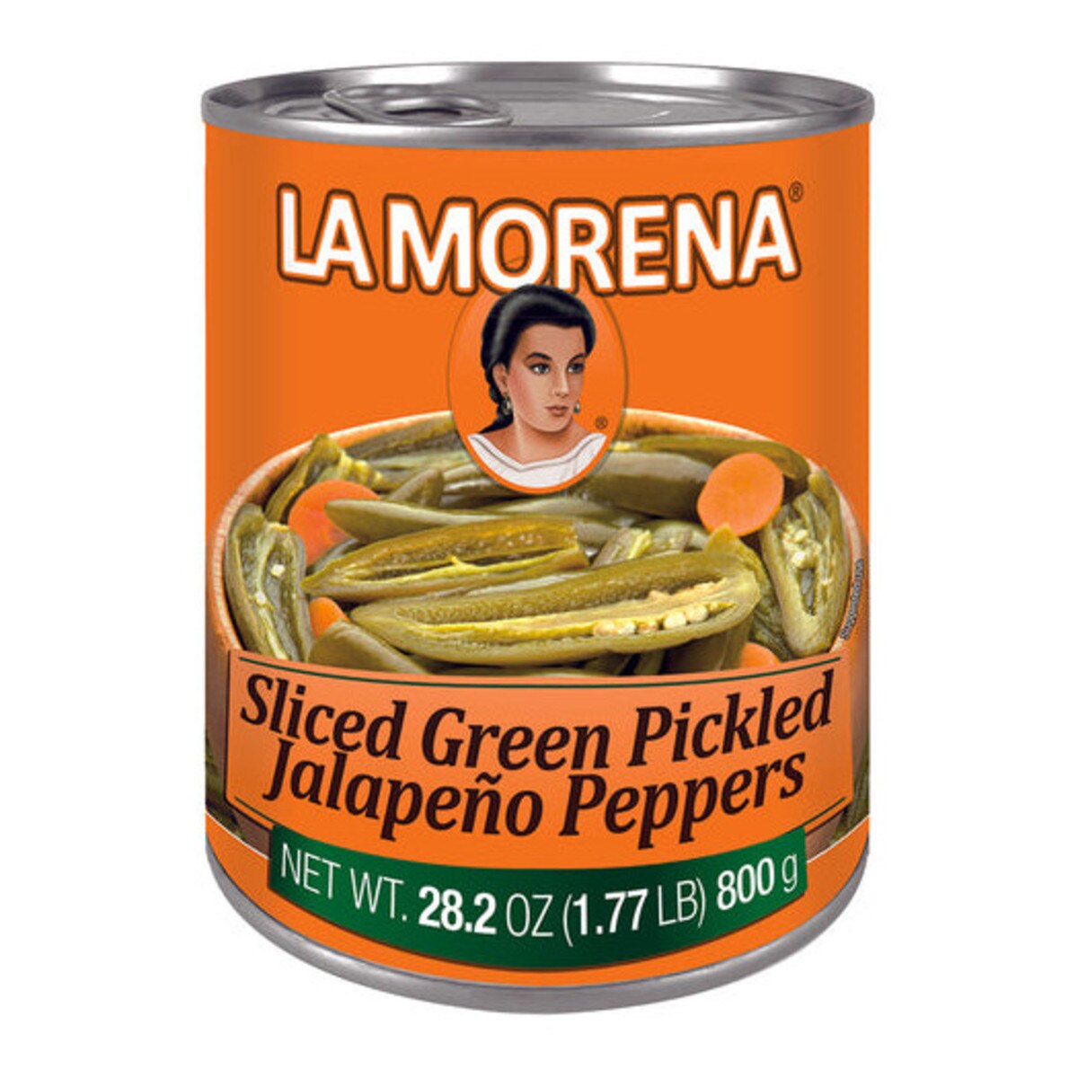 LA MORENA JALAPEÑOS SLICED 28.2 OZ